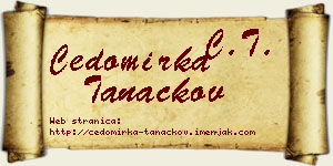 Čedomirka Tanackov vizit kartica
